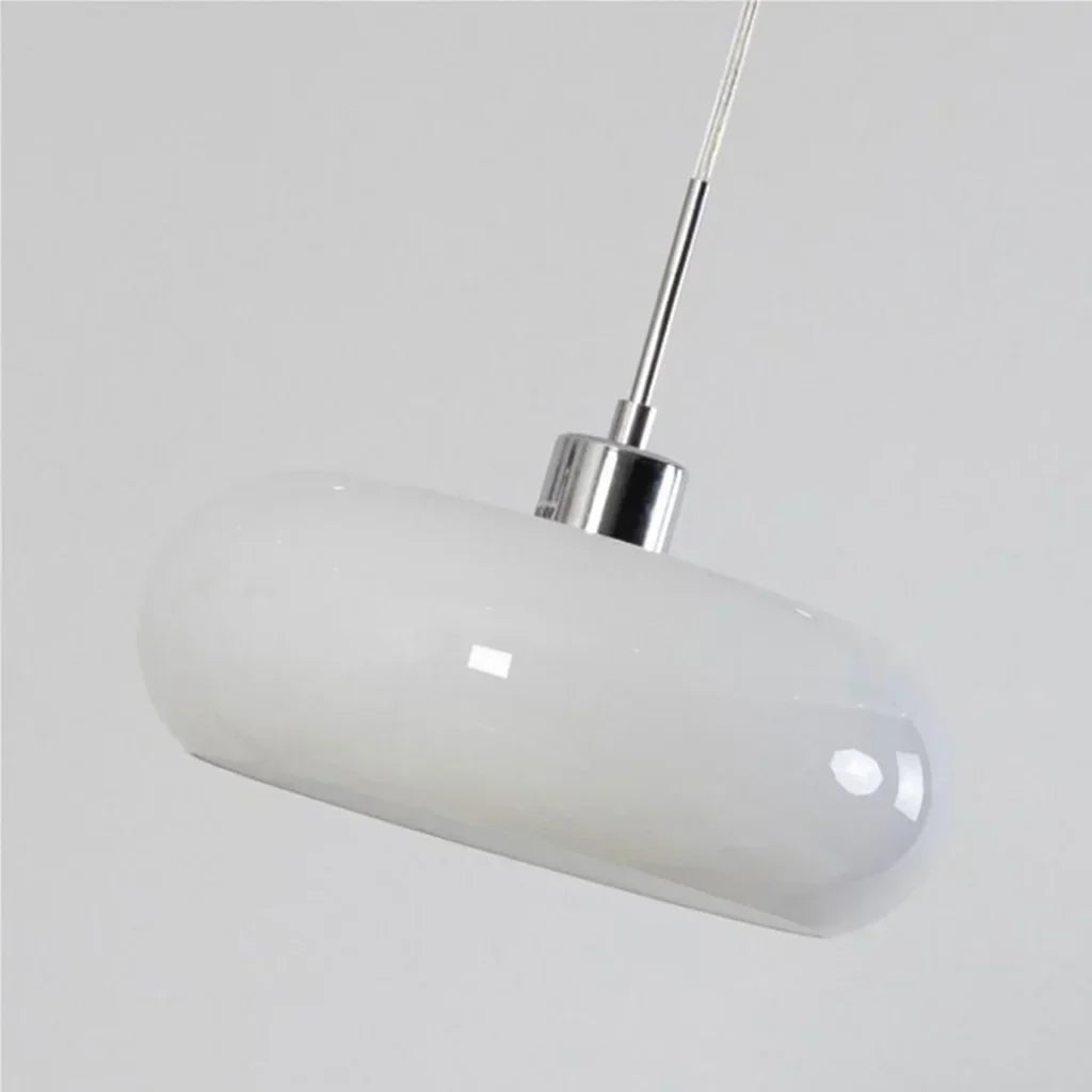 Kieran Bauhaus Glass Pendant Light | Modern Mid-Century Hanging Lamp