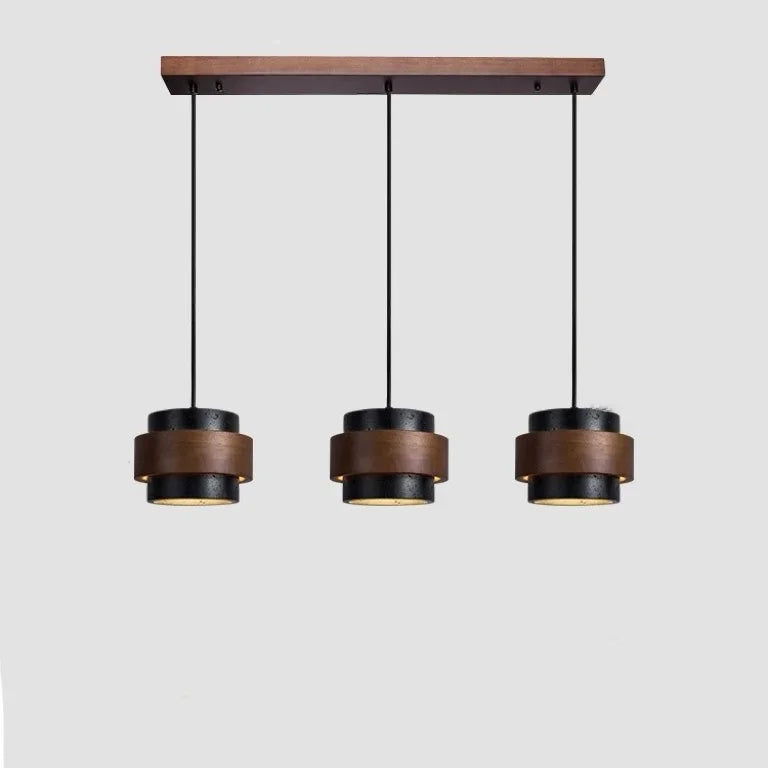 Orvina Travertine Pendant Light - Japandi Wabi-Sabi Stone Kitchen Island Lamp