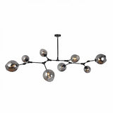 Polak Branching Glass Pendant Light | Modern Mid-Century Chandelier
