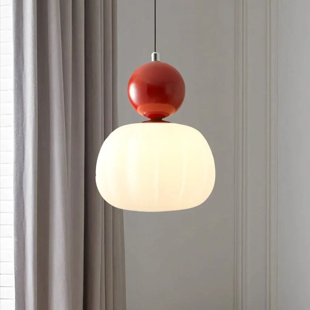 Scout Cream Art Deco Pendant Light - Elegant Vintage Hanging Lamp | Ailampplus