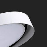 Solvane Minimalist Double Ring LED Ceiling Light | Modern Flush Mount Lamp