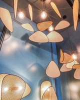 Screen Cannage Pendant Swag Light