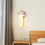 Thales Travertine Rotatable Wall Lamp - Japandi Natural Stone Sconce