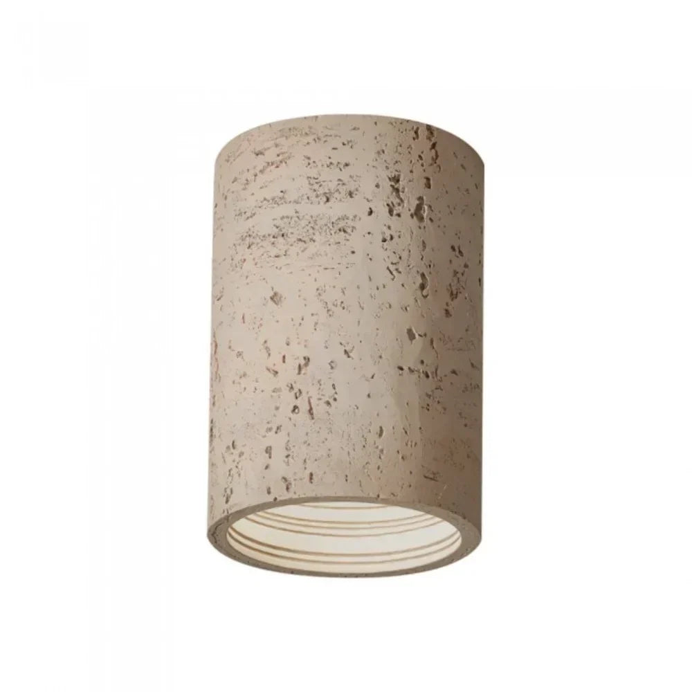 Vaelis Wabi-Sabi Cylindrical Ceiling Lamp - Modern Minimalist Lighting