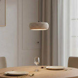 Yannick Wabi Sabi Travertine Pendant Light | Natural Stone Dining Lamp