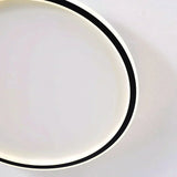 Zev Modern Round Hollow LED Ceiling Light - Minimalist Flush Mount