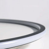 Zev Modern Round Hollow LED Ceiling Light - Minimalist Flush Mount