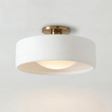 Zora Minimalist Porcelain Ceiling Light | Scandinavian Flush Mount
