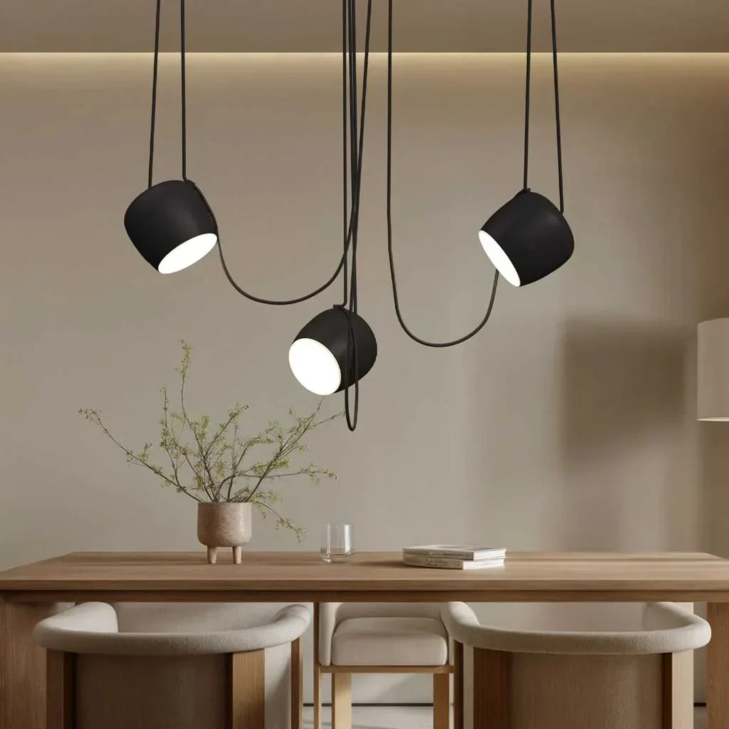 Torv Modern Multi-Light Dimmable Pendant Lamp - Nordic Style Chandelier