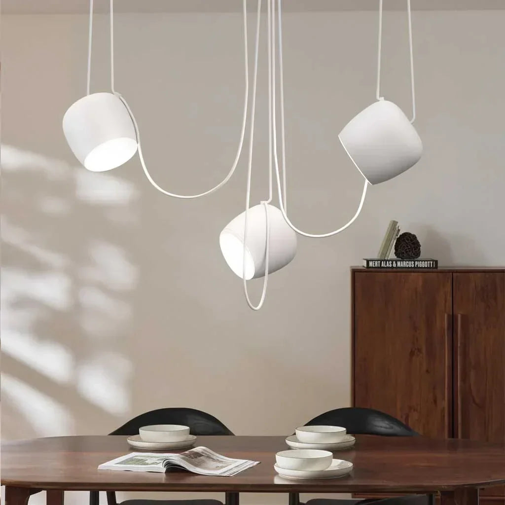 Torv Modern Multi-Light Dimmable Pendant Lamp - Nordic Style Chandelier