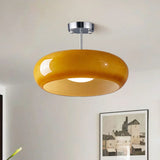 Veda Bauhaus Round Ceiling Light - Mid-Century Modern Flush Mount