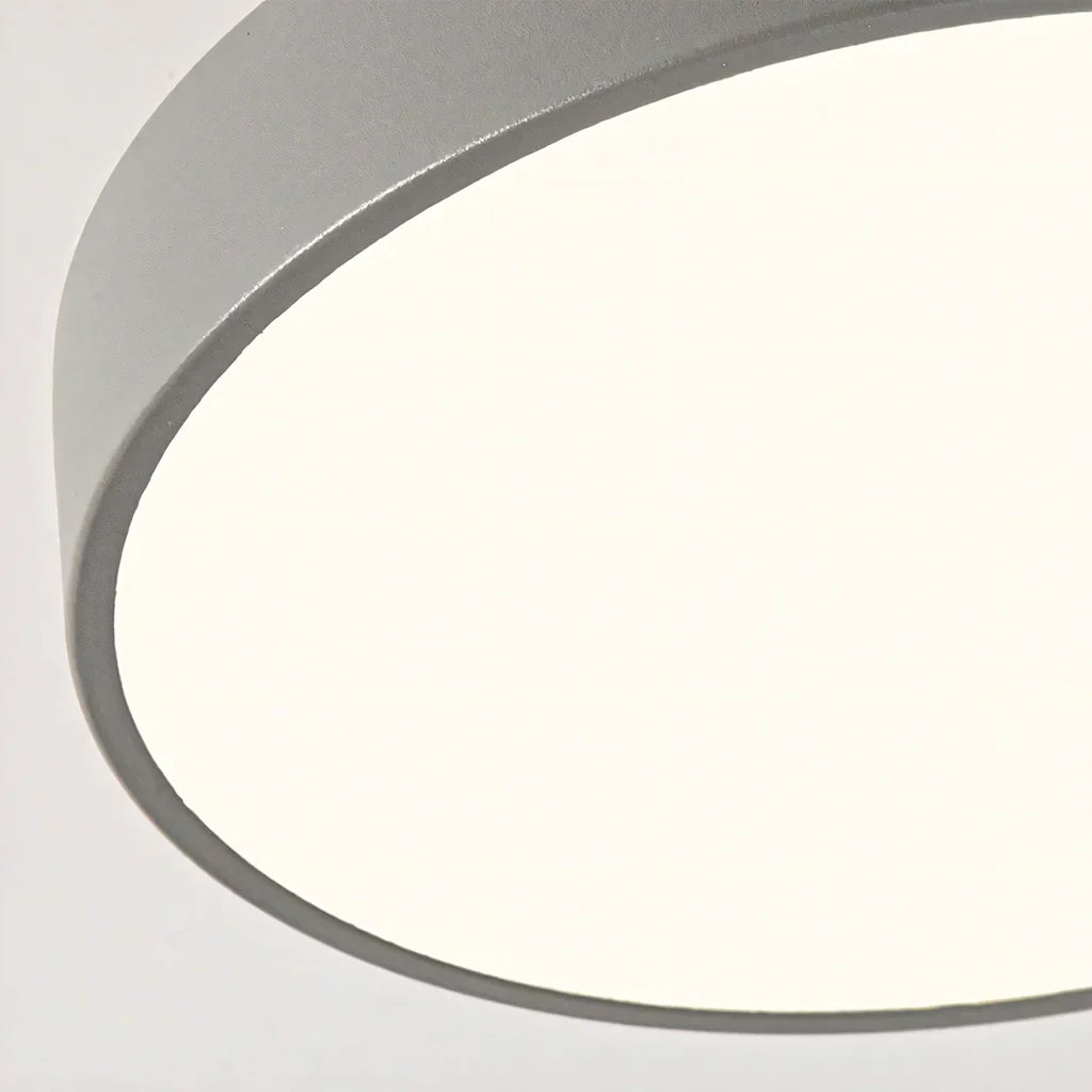 Eir Macaron Round Wood Grain Ceiling Lamp | Modern Nordic Flush Mount