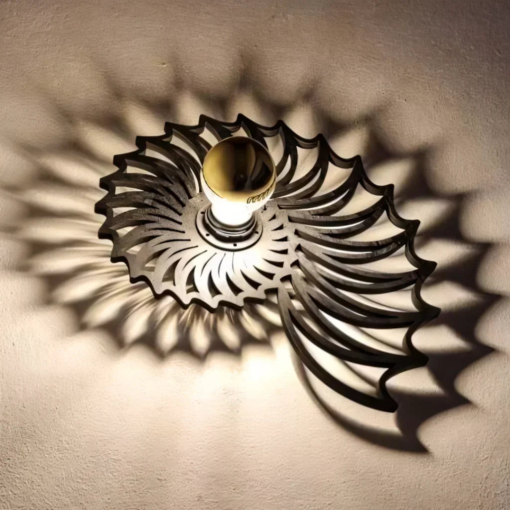Aegir Nautilus Decorative LED Wall Lamp - Modern Luxury Spiral Sconce