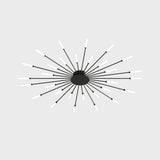 Connoly Modern Spiral Sputnik Ceiling Light - LED Flush Mount Chandelier
