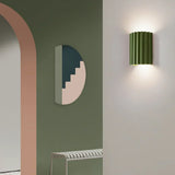 Rhea Resin Ribbed Wall Sconce - Minimalist Modern Interior Wall Lamp