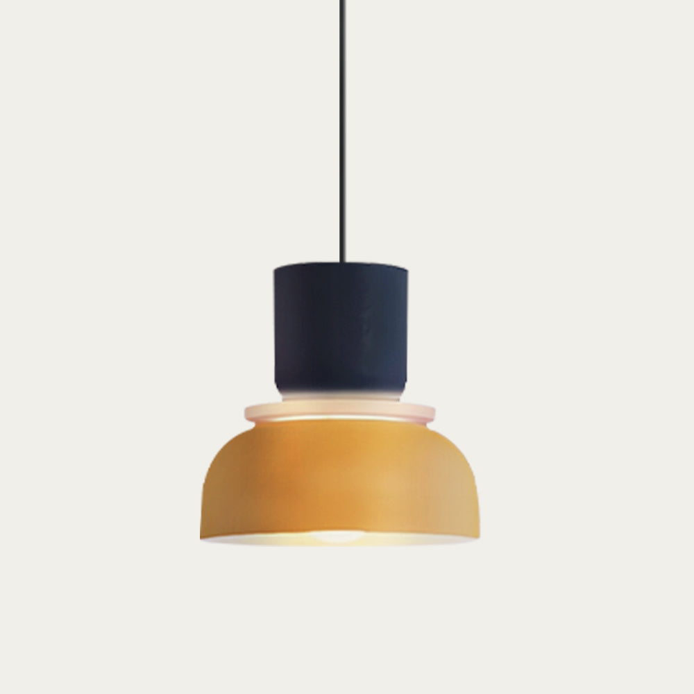 Lucie Nordic Color Block Pendant Light - Modern Minimalist Hanging Lamp