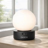 Orange OASESS Sphere USB Table Lamp