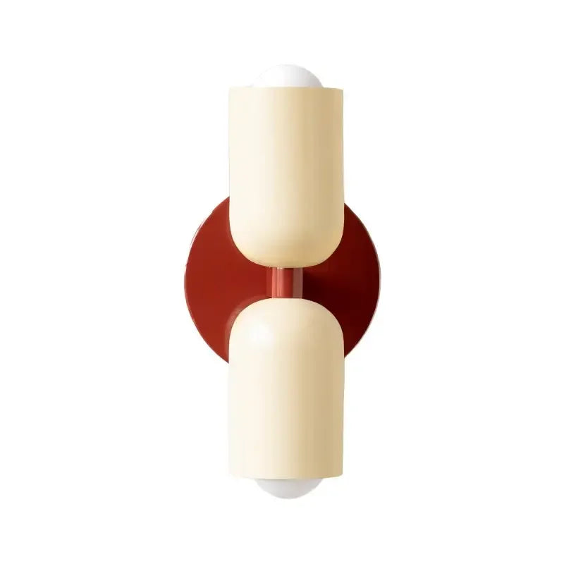 Barra Macaron Up Down Wall Light | Modern Nordic Sconce for Bedroom & Living Room