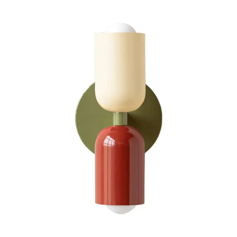 Barra Macaron Up Down Wall Light | Modern Nordic Sconce for Bedroom & Living Room