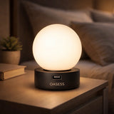 Orange OASESS Sphere USB Table Lamp