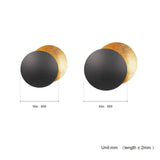 Rothe LED Adjustable Disc Wall Light - Modern Halo Sconce for Home Decor