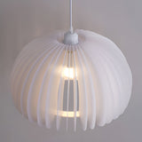 Lantern Shaped White Nordic Pendant Light Li001967