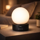 Orange OASESS Sphere USB Table Lamp