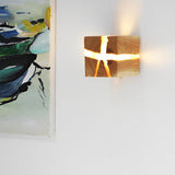 Cracked Wood Grain Design Wall Sconce Li002143