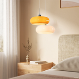 Kieran Bauhaus Glass Pendant Light | Modern Mid-Century Hanging Lamp