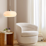 Kieran Bauhaus Glass Pendant Light | Modern Mid-Century Hanging Lamp