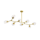 Polak Branching Glass Pendant Light | Modern Mid-Century Chandelier