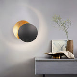Rothe LED Adjustable Disc Wall Light - Modern Halo Sconce for Home Decor