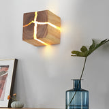 Cracked Wood Grain Design Wall Sconce Li002143