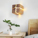 Cracked Wood Grain Design Wall Sconce Li002143