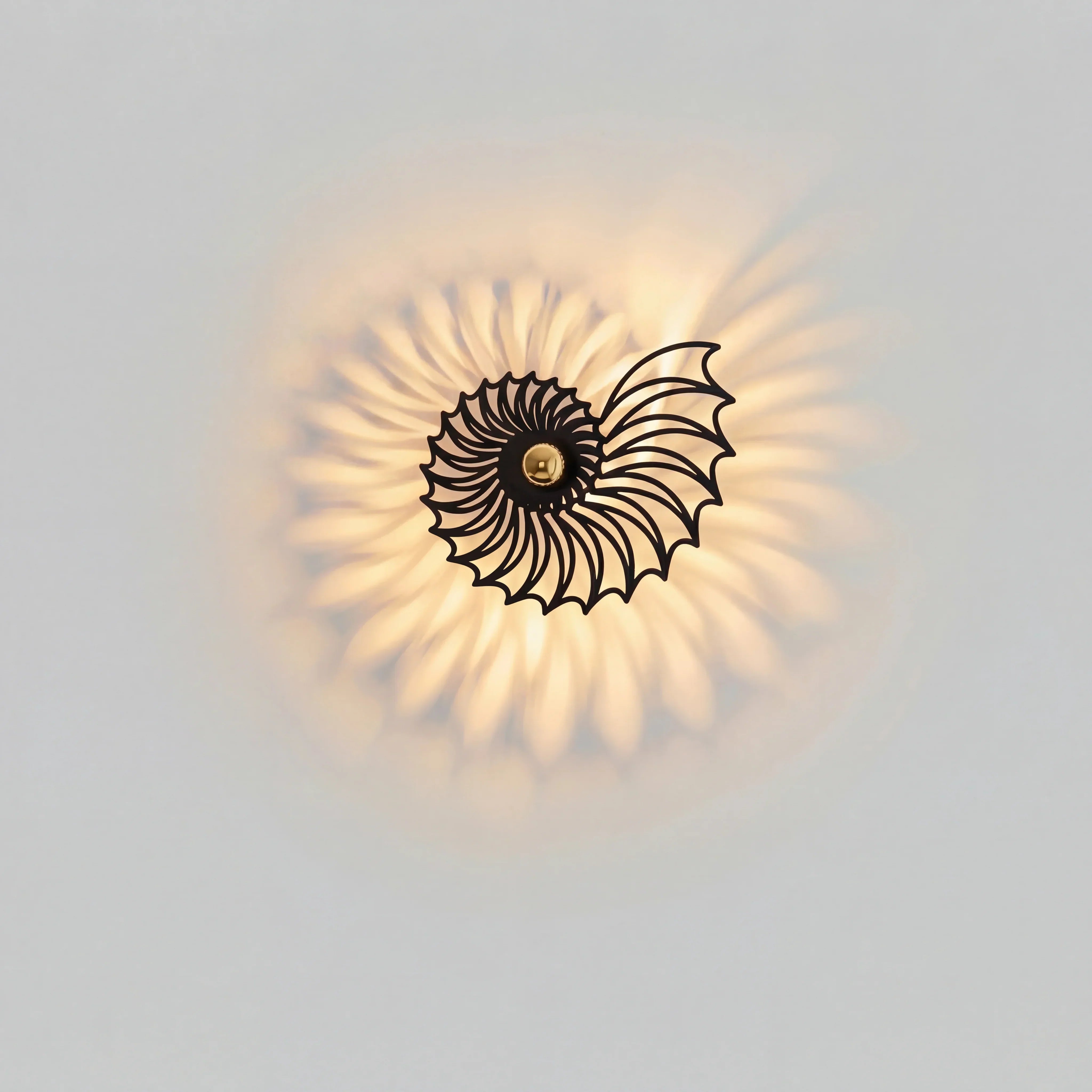 Aegir Nautilus Decorative LED Wall Lamp - Modern Luxury Spiral Sconce