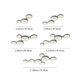 Alina Macaron Circle Array LED Ceiling Light - Modern Minimalist Flush Mount