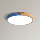 Apollo Macaron Dimmable LED Ceiling Lamp - Modern Minimalist Round Flush Mount