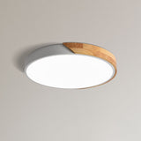 Apollo Macaron Dimmable LED Ceiling Lamp - Modern Minimalist Round Flush Mount