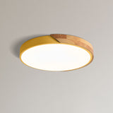 Apollo Macaron Dimmable LED Ceiling Lamp - Modern Minimalist Round Flush Mount