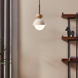 Athenis Luna Stone Spherical Pendant Light | Minimalist Modern Decor