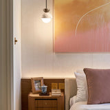 Athenis Luna Stone Spherical Pendant Light | Minimalist Modern Decor