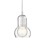 Cain Mega Bulb Pendant Light - Modern Hand-Blown Glass Ceiling Fixture