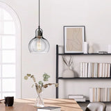 Cain Mega Bulb Pendant Light - Modern Hand-Blown Glass Ceiling Fixture