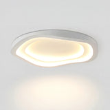 Elionis Minimalist Ripple LED Ceiling Light - Modern Flush Mount Lamp
