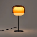 Elvrynor Nordic Colorful Glass Table Lamp | Modern Art Deco Bedside Light