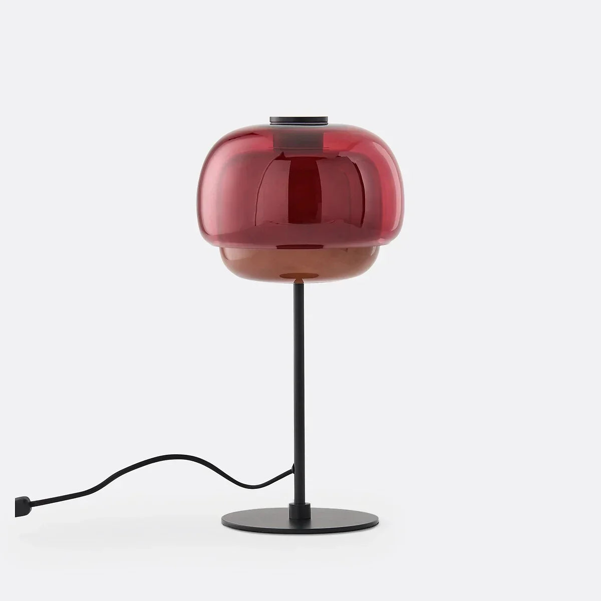 Elvrynor Nordic Colorful Glass Table Lamp | Modern Art Deco Bedside Light
