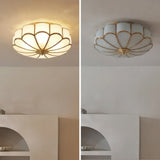 Eros Art Deco Flower Ceiling Light - Luxury Floral Flush Mount Chandelier