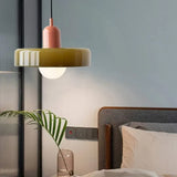 Finan Morandi Glass Disc Orb Pendant Lamp | Bauhaus Designer Lighting