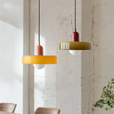 Finan Morandi Glass Disc Orb Pendant Lamp | Bauhaus Designer Lighting