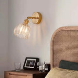 Freya Lotus Glass Wall Light - Elegant Floral Art Deco Sconce